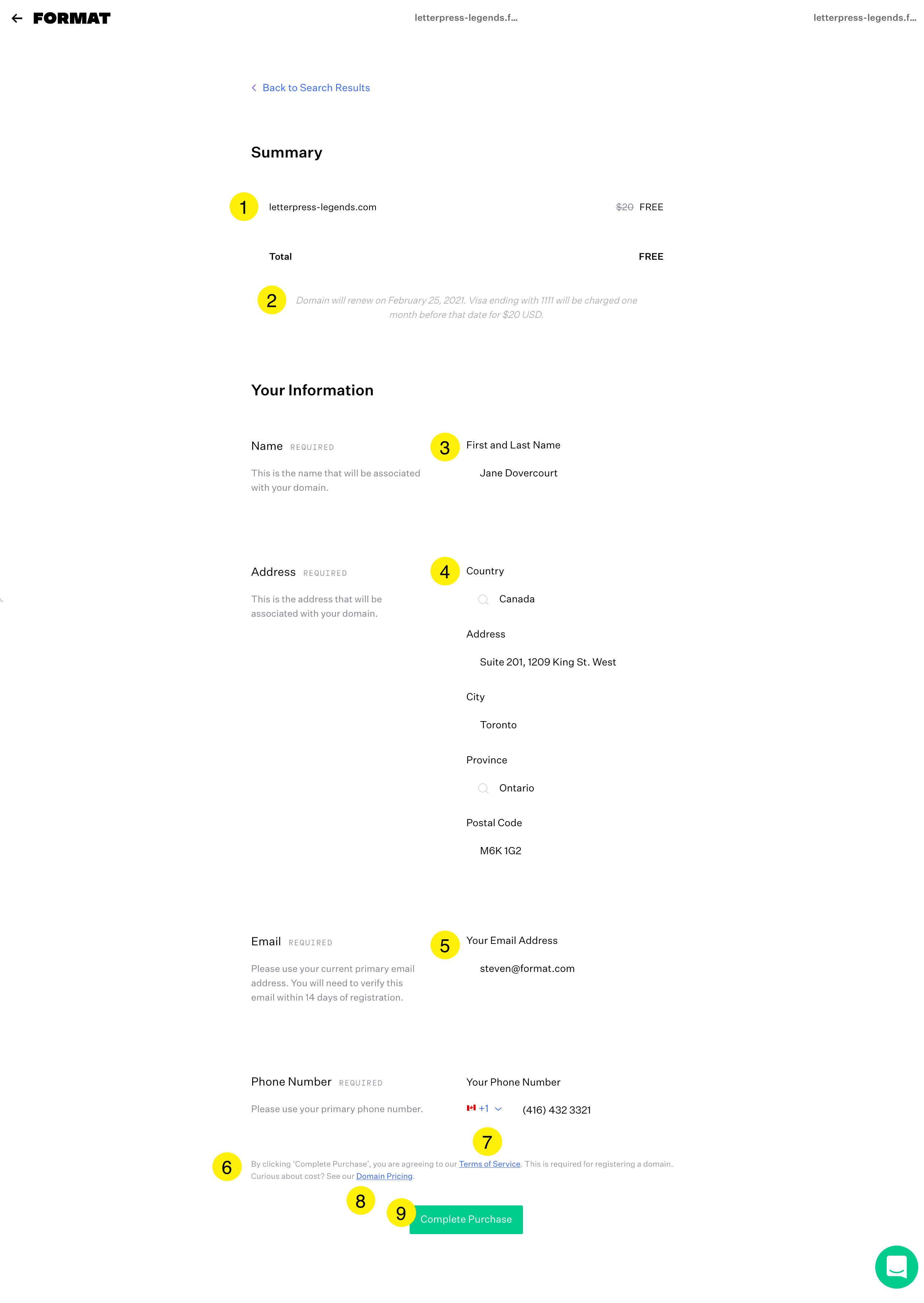 How to get a free custom domain name format help desk